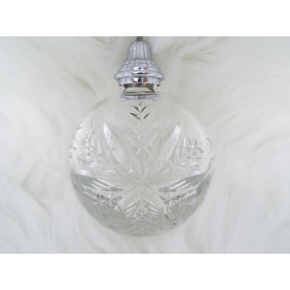 Waterford Snow Crystals Ball Ornament Lead Crystal with Box - Picture 4 of 15